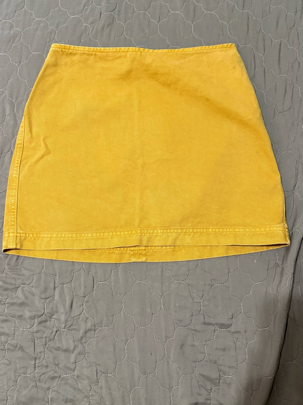 Urban Outfitters BDG Yellow Women's Mini Skirt - Classic A-Line